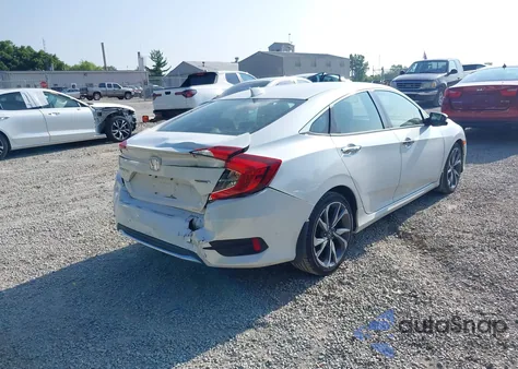 2019 Honda Civic Touring из США, поврежденный, VIN JHMFC1F9XKX005809